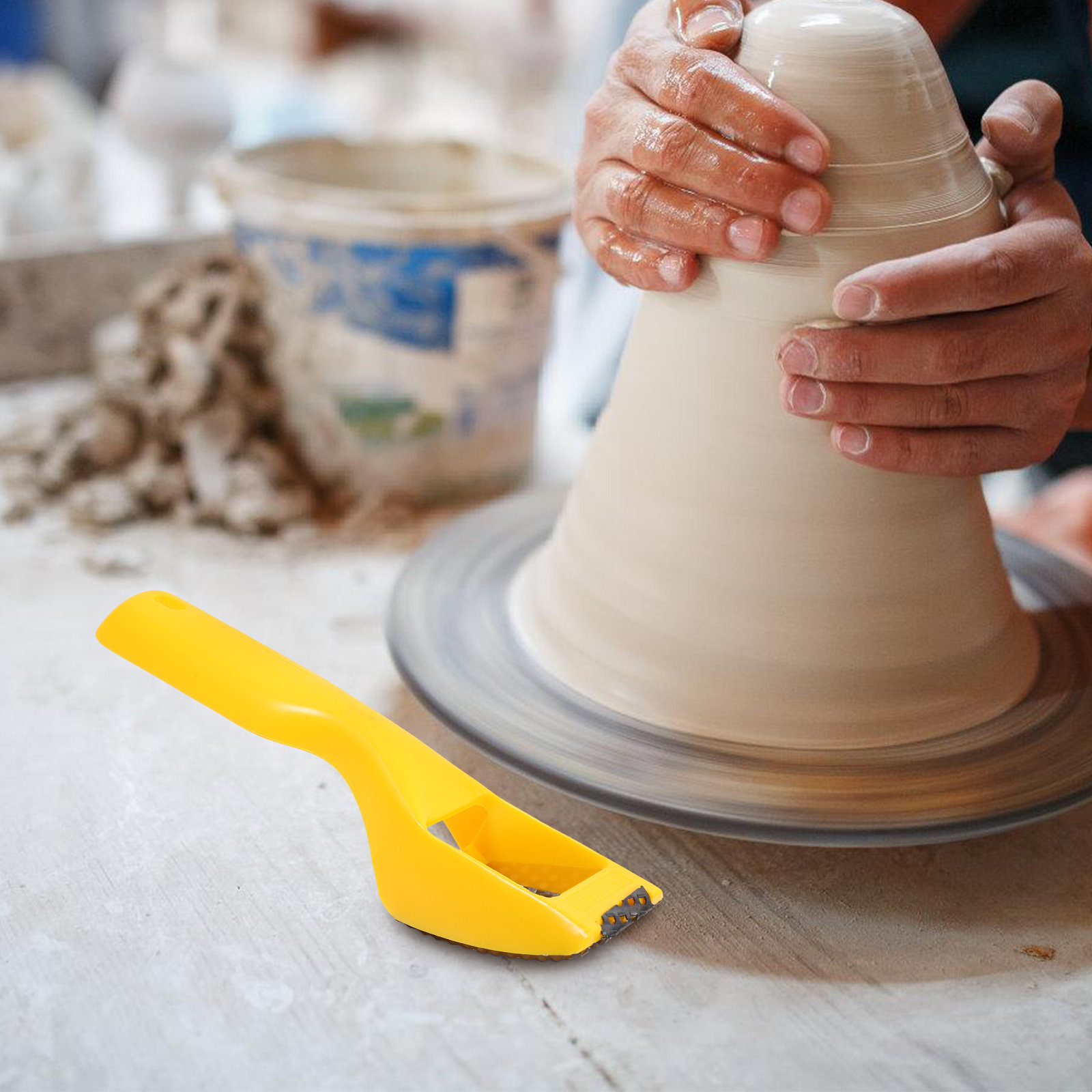 Foam Clay Sculpt - 陶芸用成形ツール、粘土用多機能手彫りツール、粘土やフォームを使った陶芸彫刻、スクレーパー、手用やすり、陶芸用具