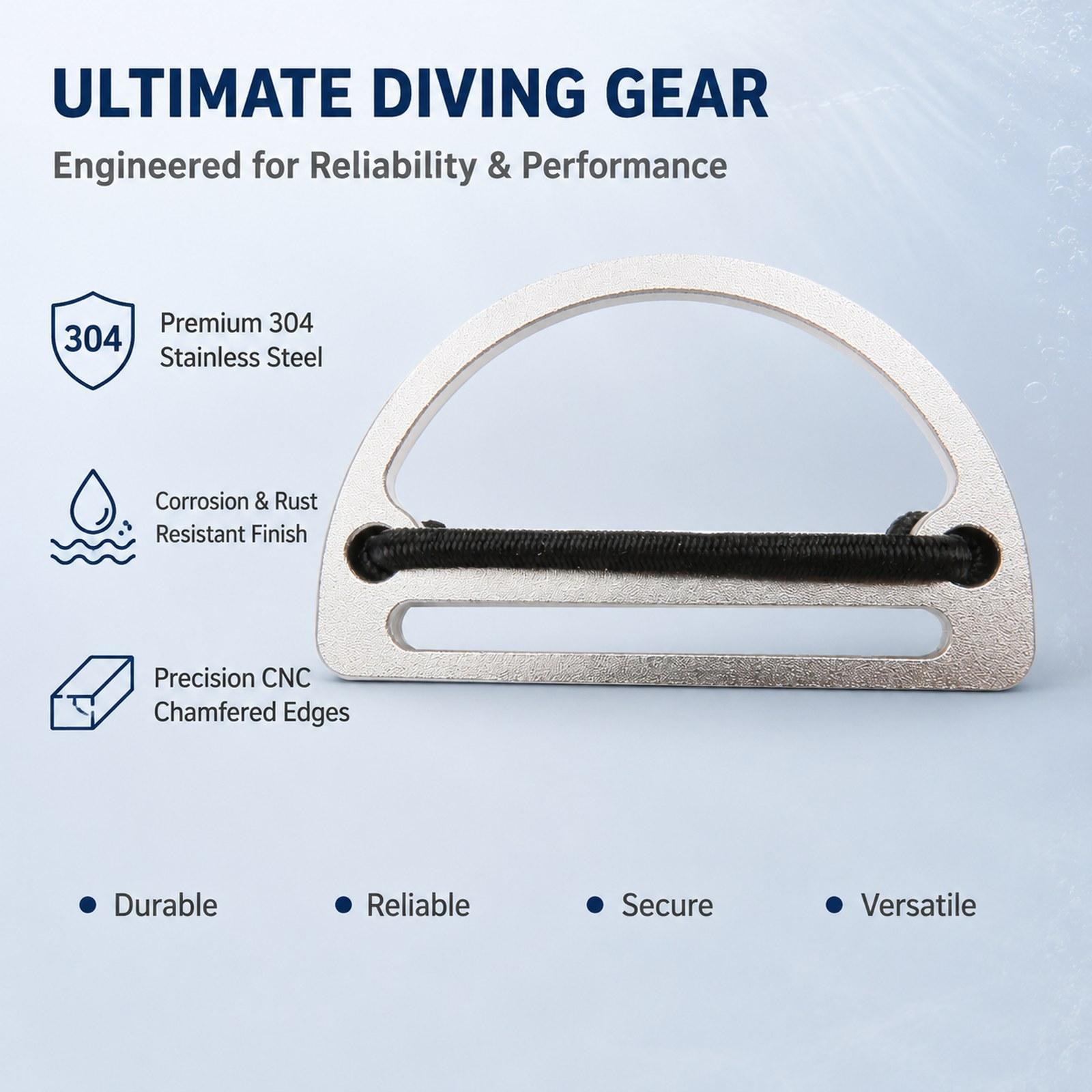 スキューバ ウェイトベルト キーパー バックル Dリング付き - D Ring Strap のレビューと価格