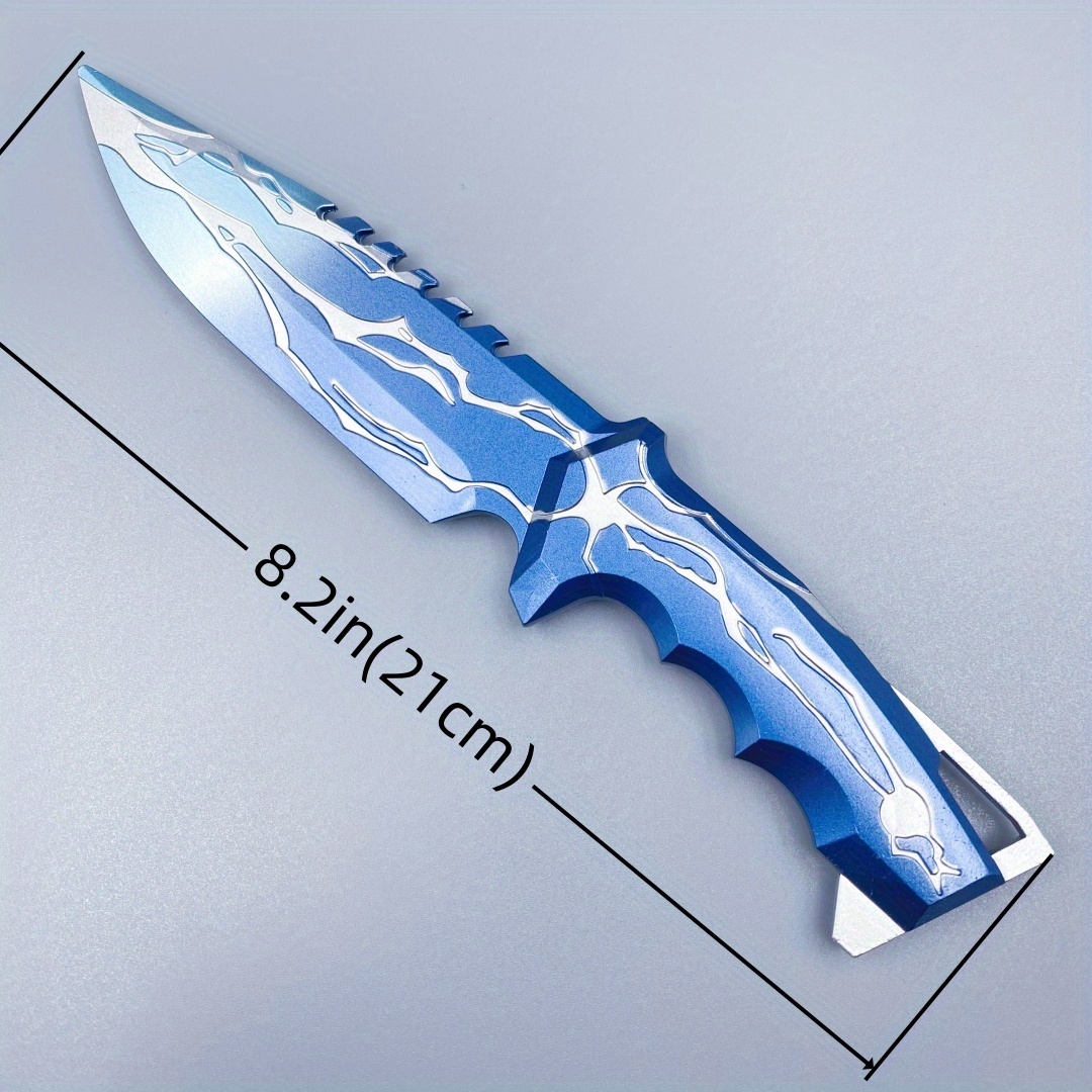 8.6インチ/22cm ブラックウェーブブレード刀 アニメメ - Cosplay Prop Dagger のレビューと価格