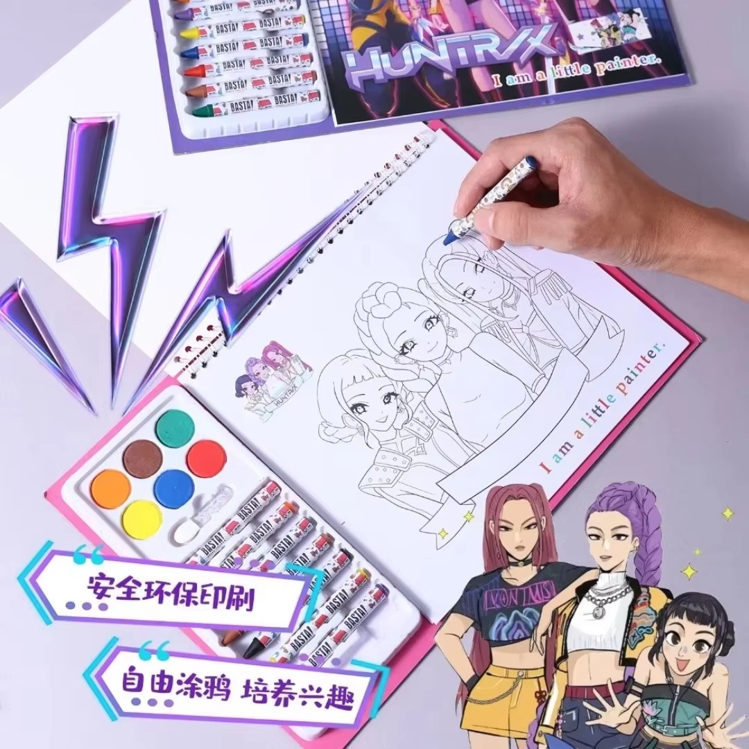 新品のかわいいアニメ塗り絵、アートブック。安全な塗料付きで、 - Cosplay Prop Paint のレビューと価格