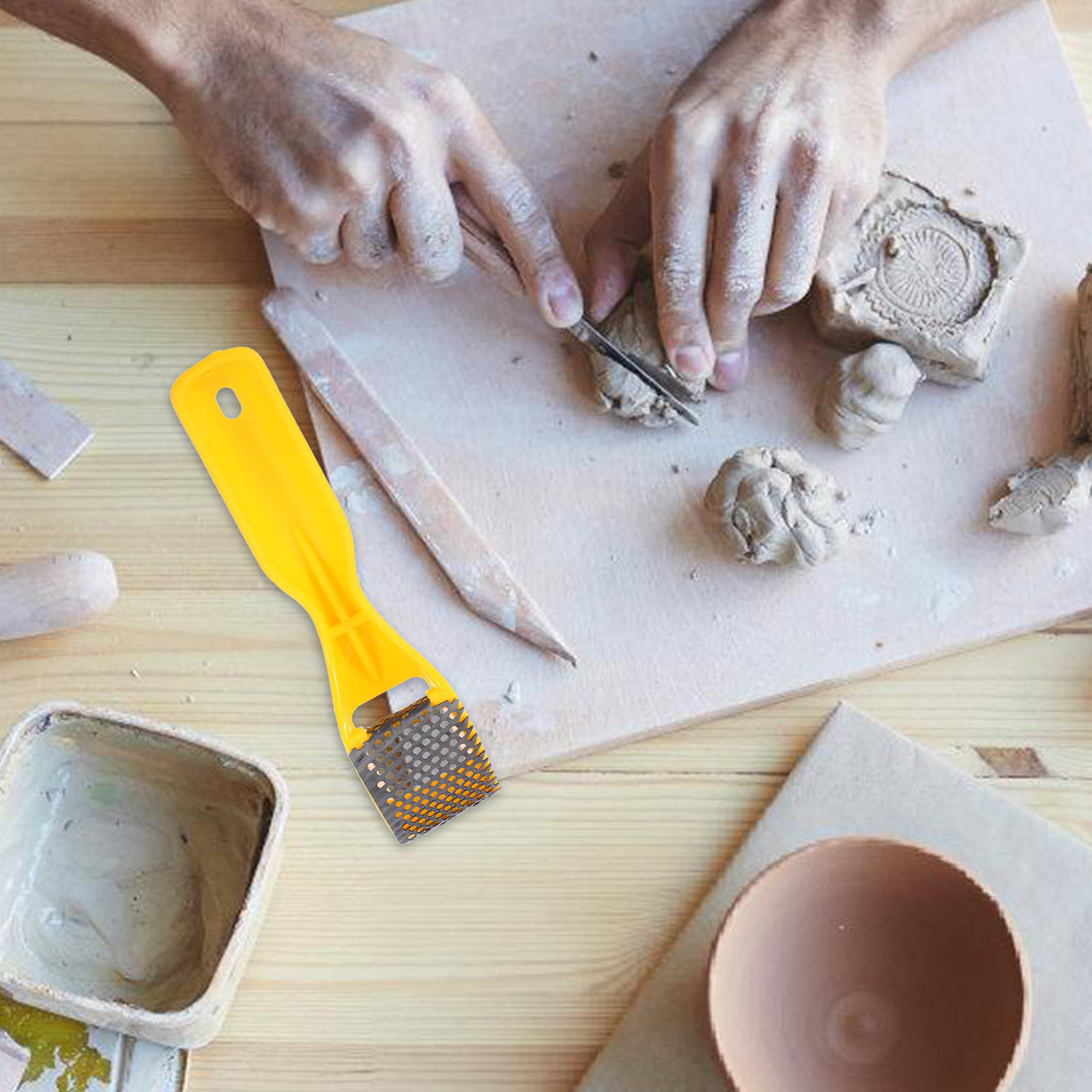 多用途な陶芸・粘土加工用具。手で形を整え、研磨、削り、表面加 - Foam Clay Sculpt のレビューと価格